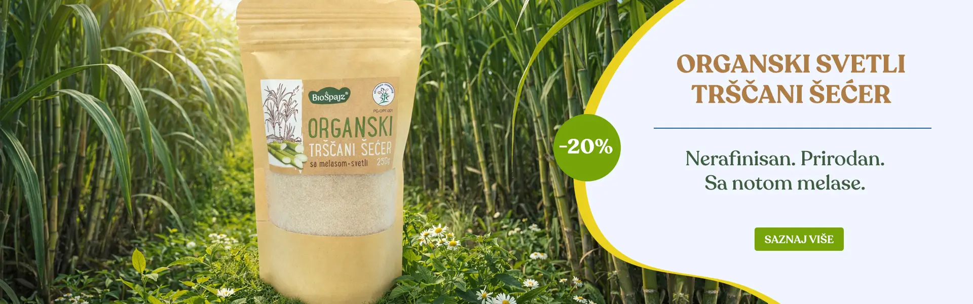 Šećer od trske svetli