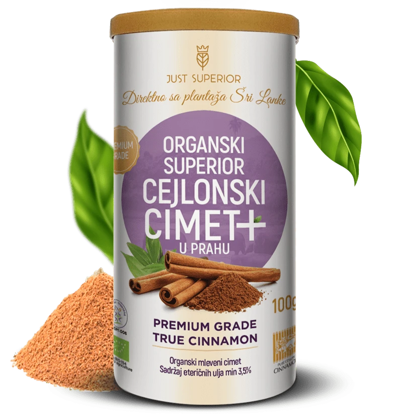 Cejlonski cimet Premium (organski proizvod) 100 g Just superior