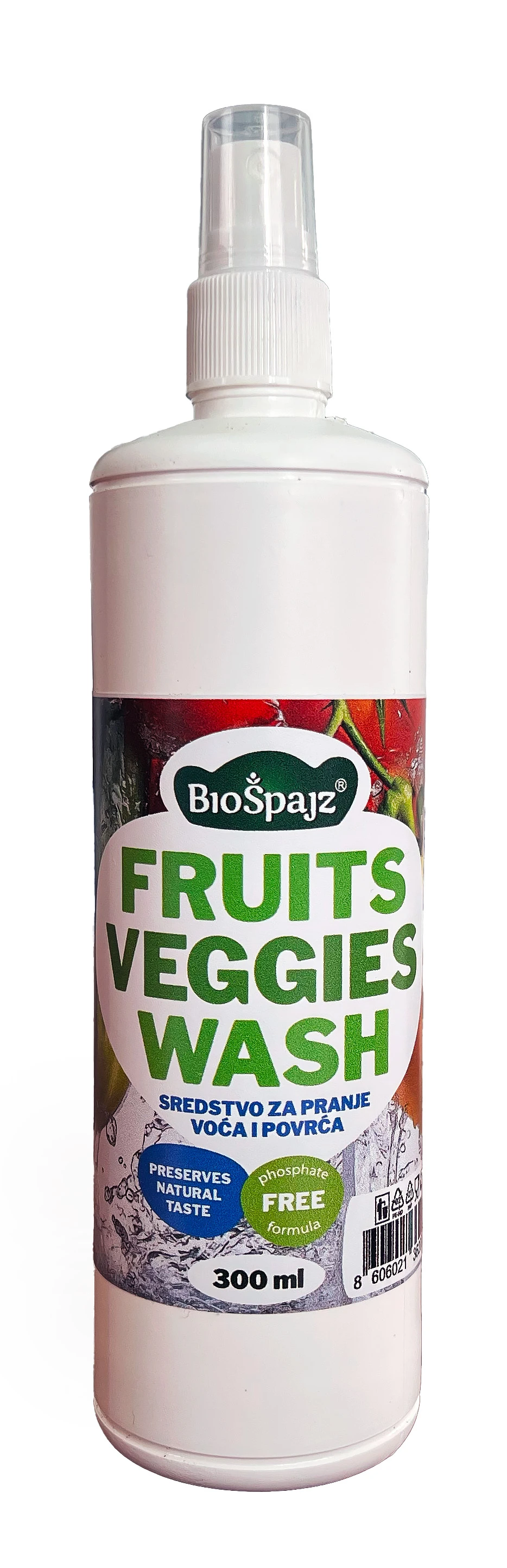 Fruits & Veggies wash sredstvo za pranje voća i povrća 300 ml Bio Špajz