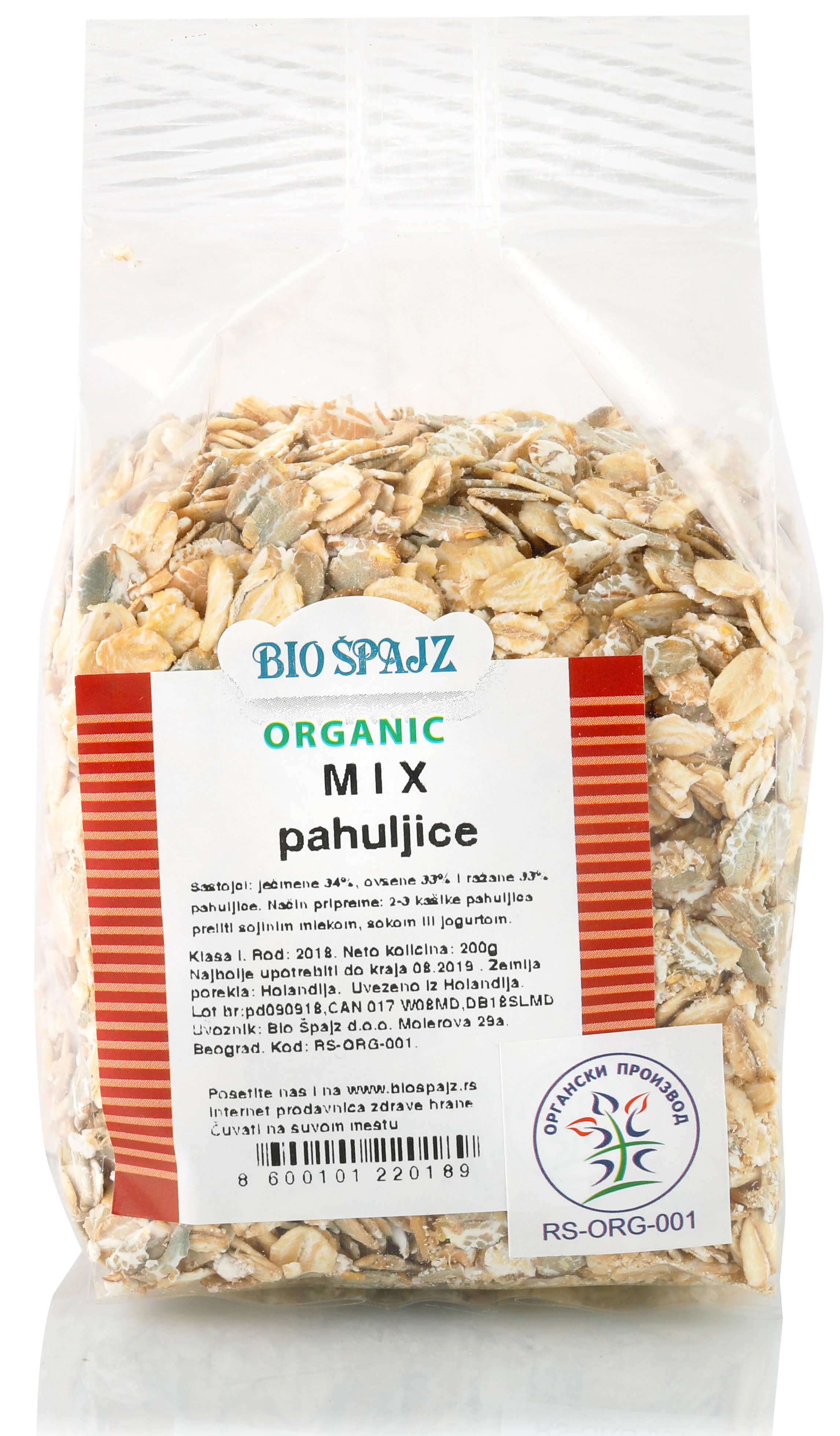 Mix pahuljice (organski proizvod) 200 g