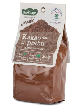 Kakao prah (organski proizvod) 200 g Bio Špajz